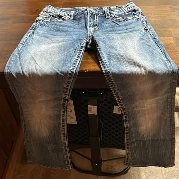 Miss me jeans waist size 27 inseam 29 bootcut - Picture 3 of 5